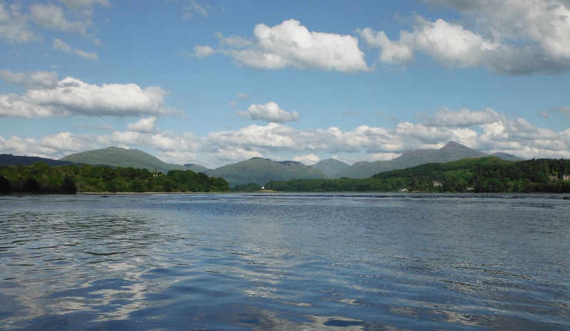  the view up Loch Etive 