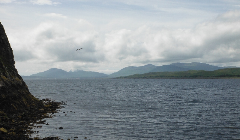  looking away down to the mountains on Mull 