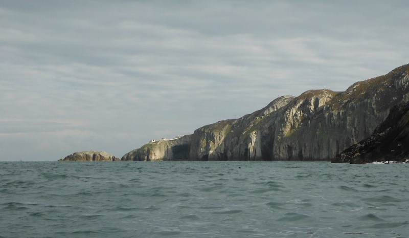  looking along the cliffs to Parliament House cave 