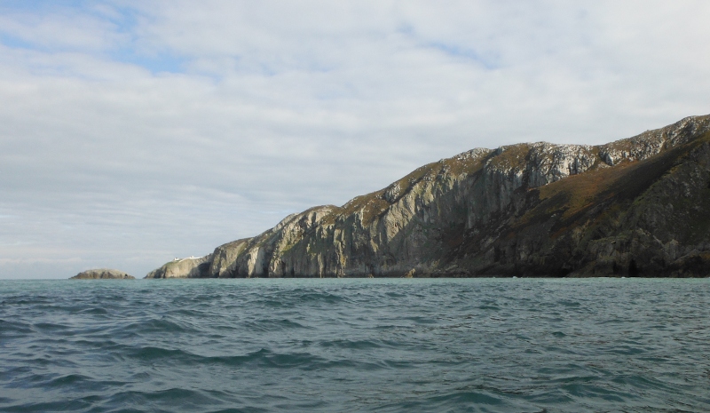  the sun shining along the cliffs 