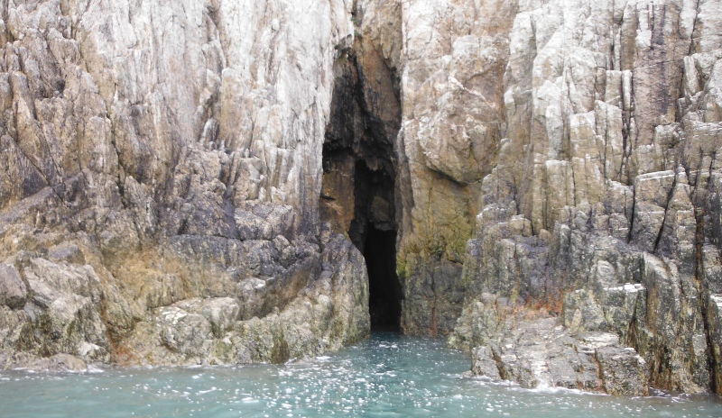  the cave on the north side of North Stack 