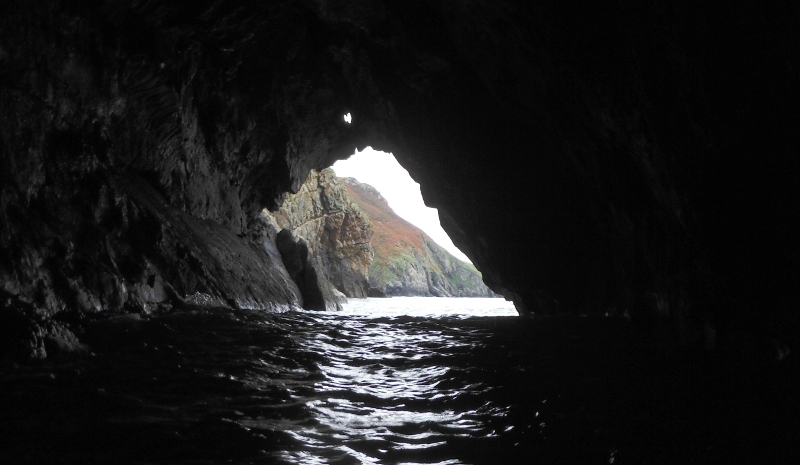  inside the cave looking out 