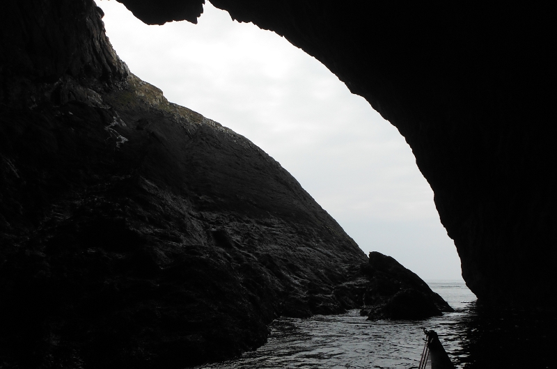  the inside of the cave 