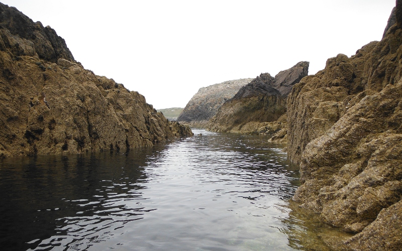  the passage through the rocks 