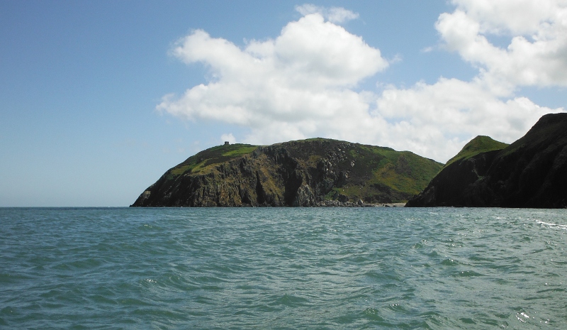  looking across to Llanlleiana Head and Dinas Gynfor 