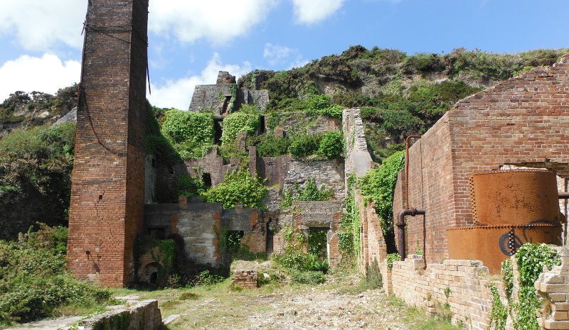  the remains climbing up the hill 