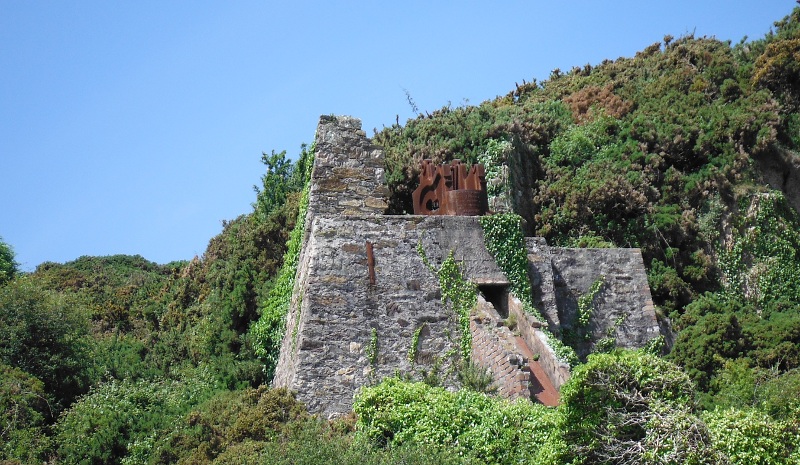  looking up to the crusher 