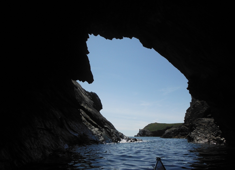  inside the cave 