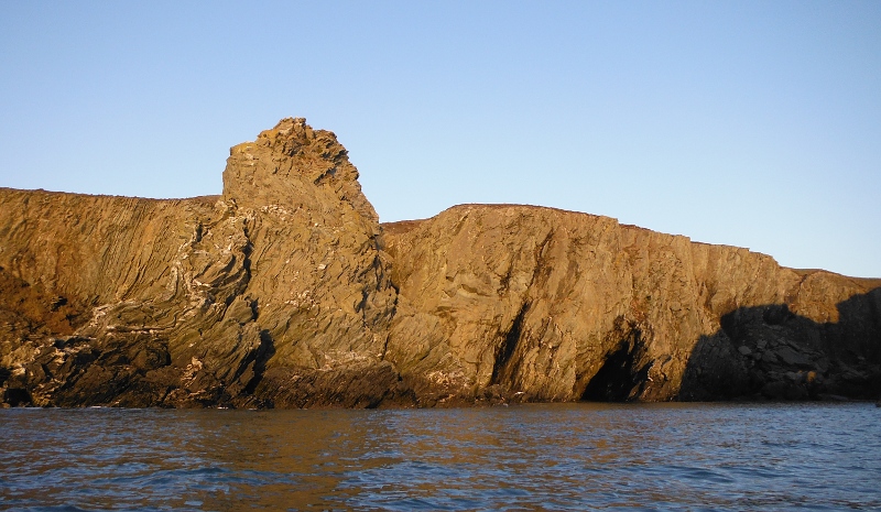  looking up at the cliffs 