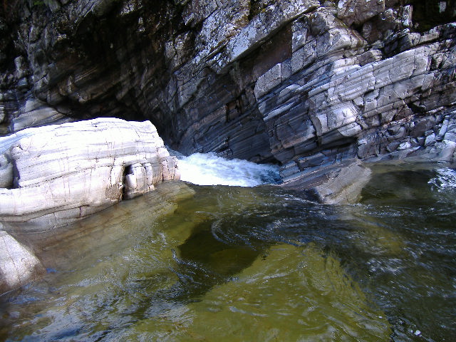 photograph taken looking down the ramp on the grade 4