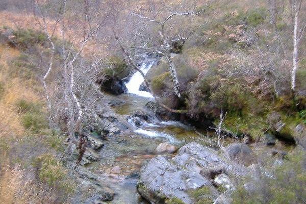 photograph of rock slide