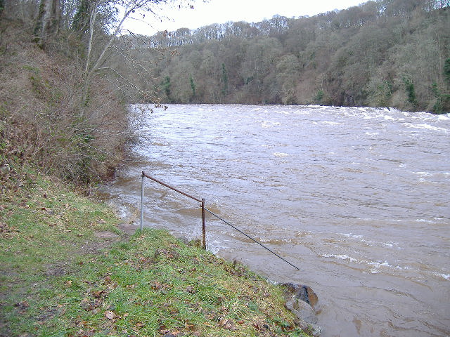 photograph looking up river, just below Hell Hole corner