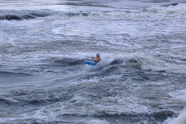 photograph of playboat on the ultimate wave