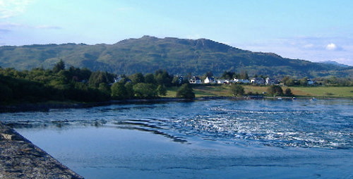 photograph of reef during a flood tide