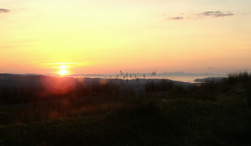  sunset over the Outer Hebrides 