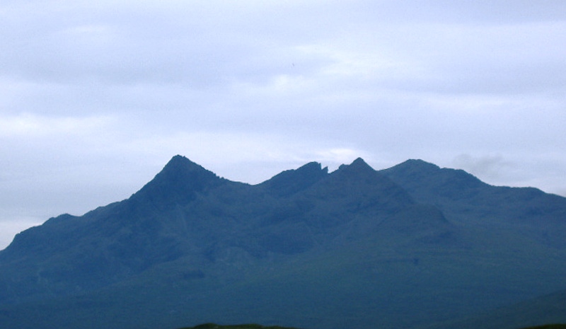  the peaks at the north end of the Cuillin Ridge 