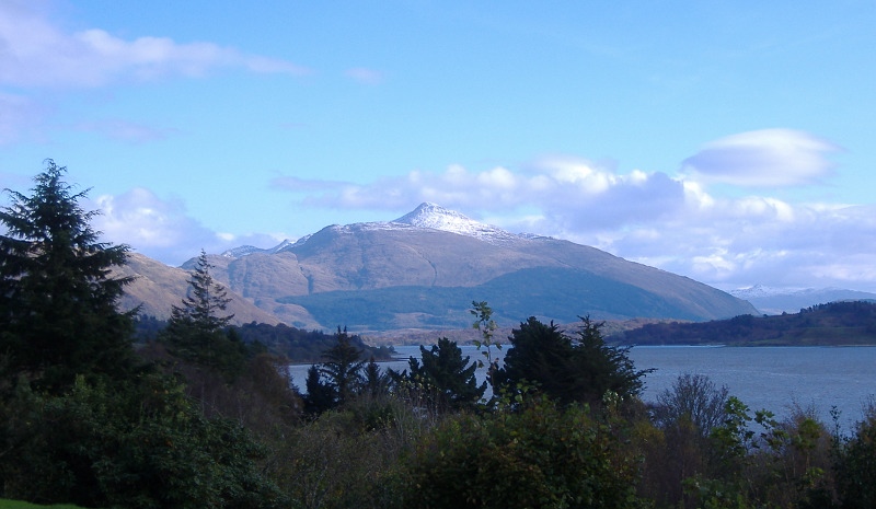  looking up Loch Etive to Ben Cruachan 