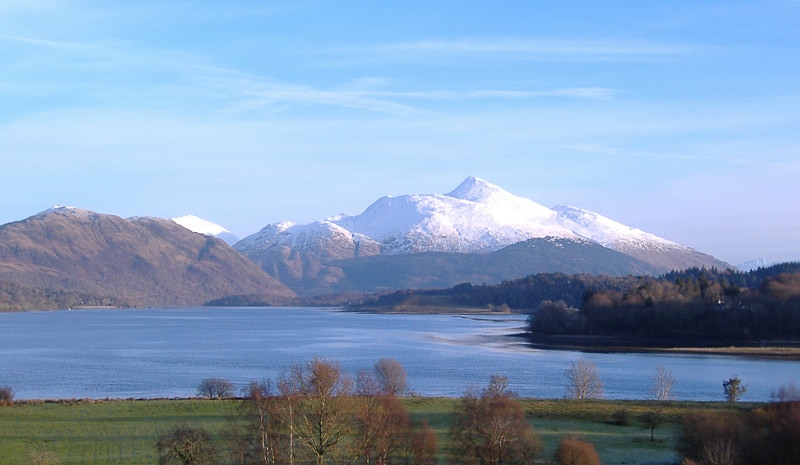  looking up Loch Etive to Ben Cruachan 