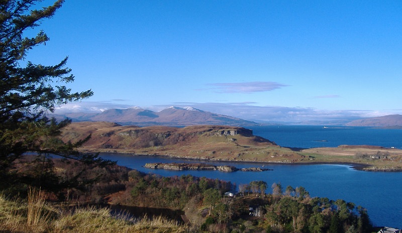  looking down the Sound of Mull 