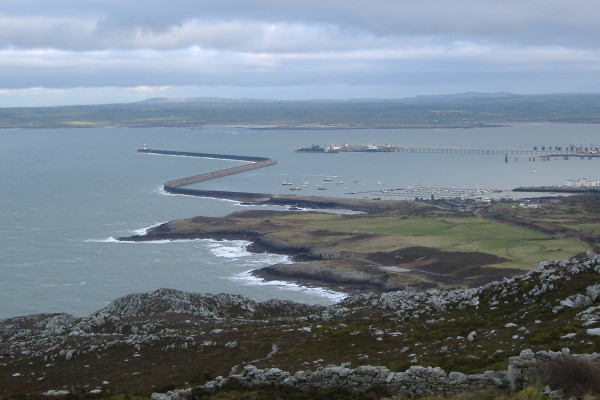 photograph of Soldiers Point and the breakwater 