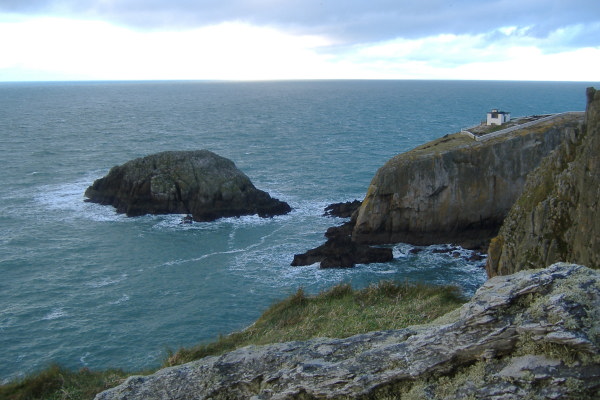 photograph of the tip of North Stack 