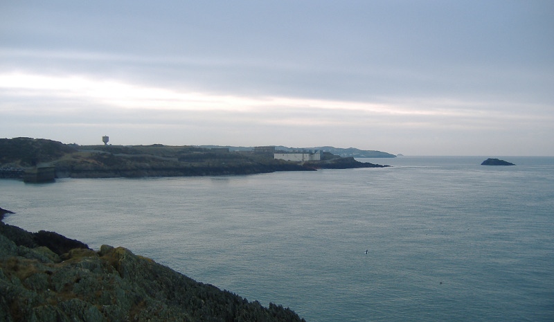  looking west across the entrance to the harbour 