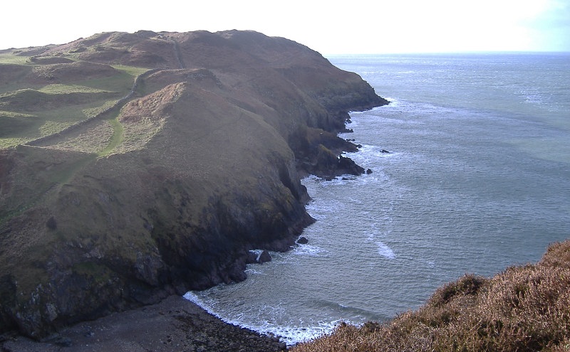  looking back along the coast 