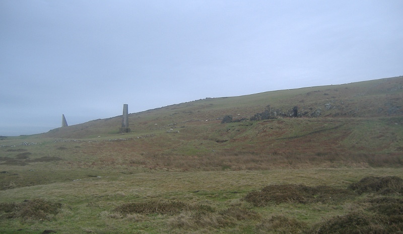  looking over to the remains of the copper mine 