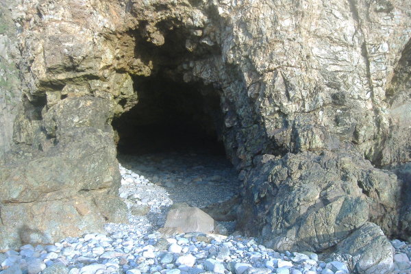 photograph of the other cave 