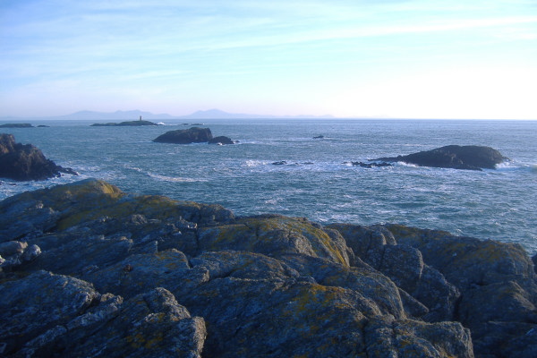 photograph looking back at Rhoscolyn Beacon  