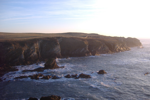 photograph looking south towards Rhoscolyn Head. 