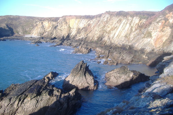 photograph of the rocks in Abraham`s Bosom 