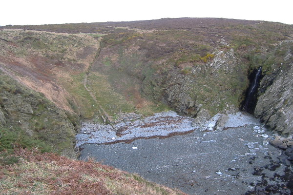 photograph looking into Porth Ruffydd 