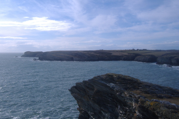 photograph looking out towards Dinas 