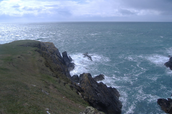 photograph of the sea around the various islands 