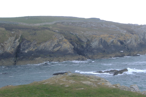 photograph looking across the bay at the slot 