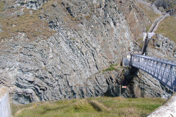 photograph of the rock formations. 