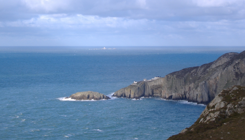 looking across to North Stack and the Skerries  