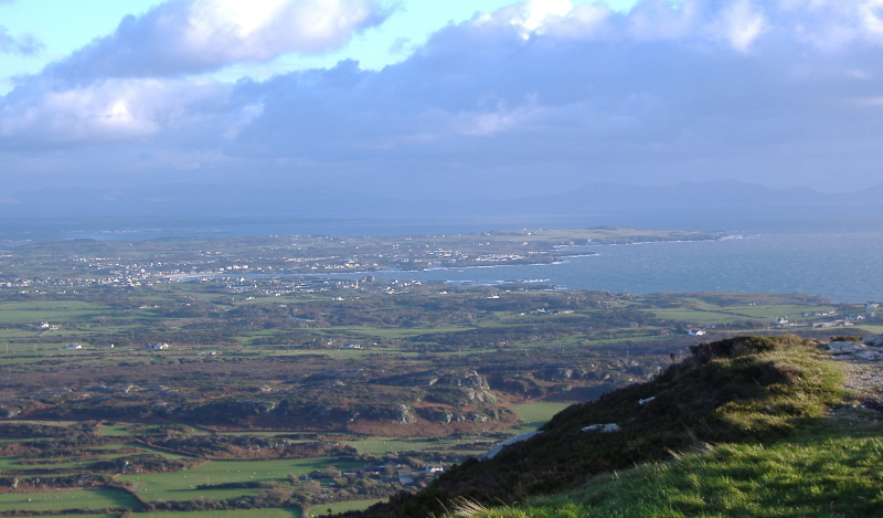 looking acroos to Trearddur Bay and Rhoscolyn Head  