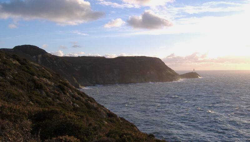 looking southwest towards South Stack  