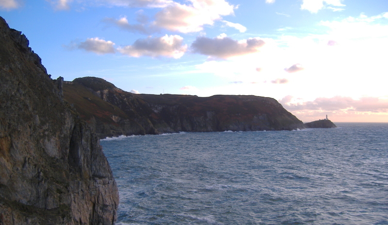 looking southwest towards South Stack  