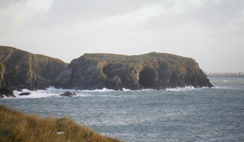  masses of foam in the gully 