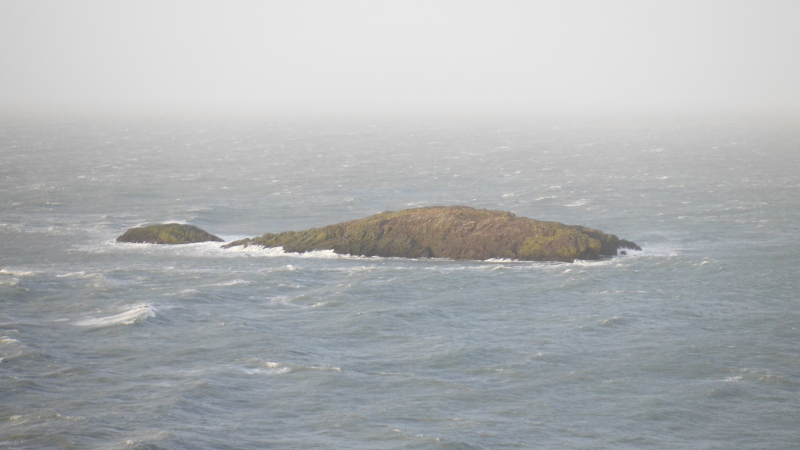 photograph looking east to Dinas Gynfor 