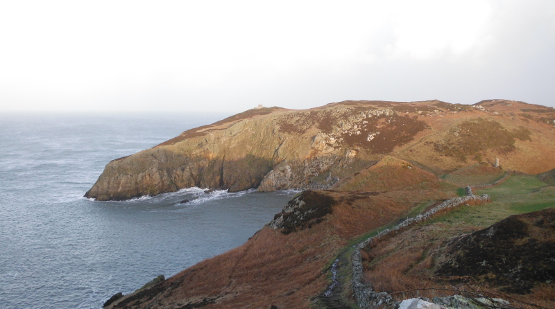 photograph looking east to Dinas Gynfor 