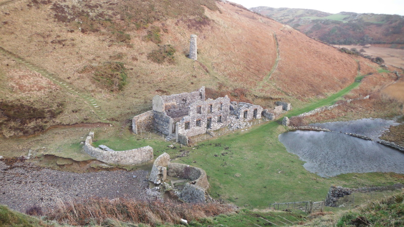 looking down on the former porcelain factory 