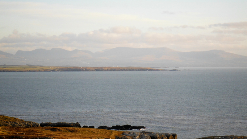 looking down the Angelsey coast 