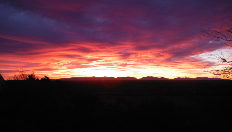 photograph of sunrise over Snowdonia 