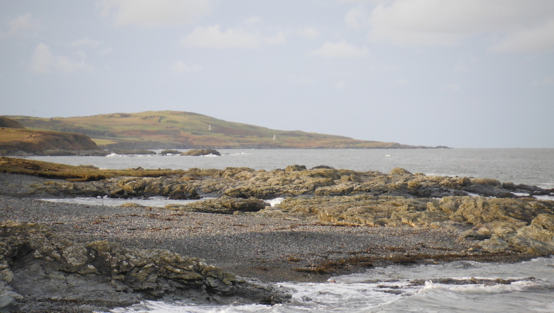 looking west to Carmel Head 