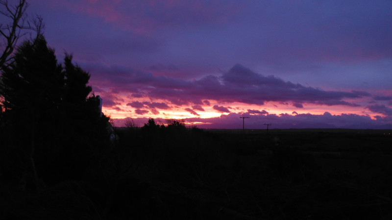 photograph of the sunrise over Snowdonia