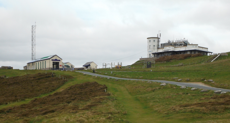  looking up at the summit buildings 